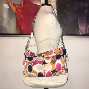 Gorgeous and Real Coach Signature Large purse.